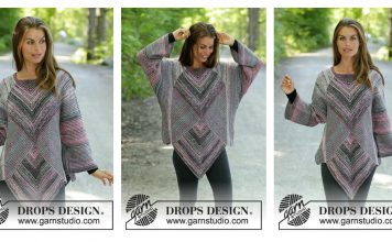 Diamond Cut Sweater Free Knitting Pattern