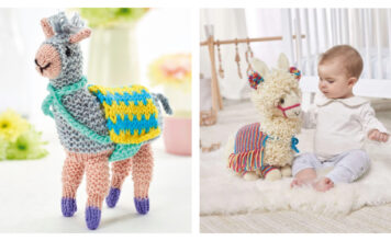 Drama Llama Amigurumi Free Knitting Pattern
