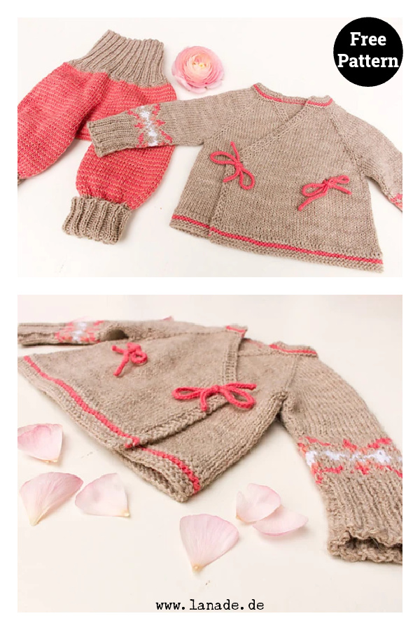 Glückskind Baby Cardigan Free Knitting Pattern