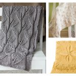 Lace Leafy Baby Blanket Free Knitting Pattern