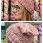 Simple Slouchy Hat Free Knitting Pattern