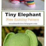 Tiny Elephant Amigurumi Free Knitting Pattern