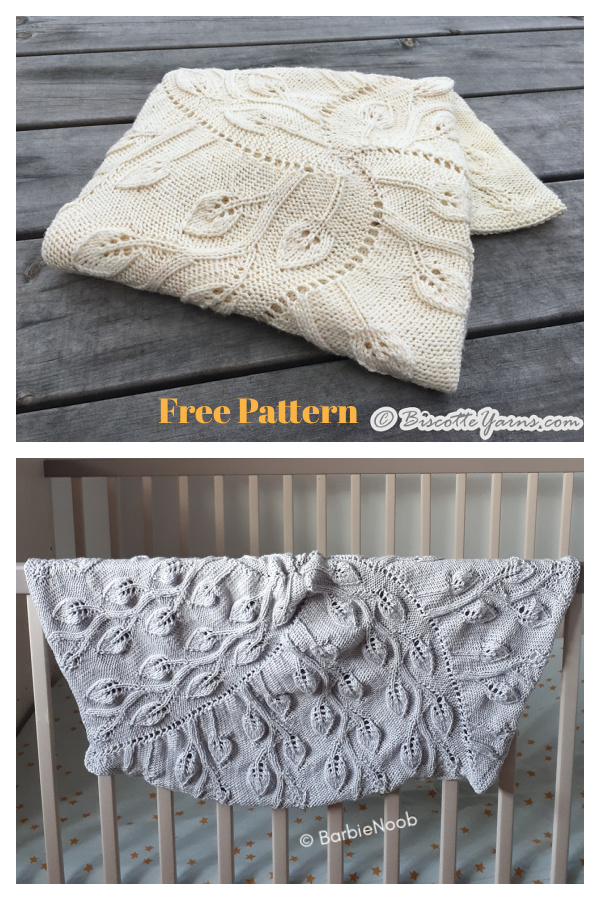 Beanstalk Blanket Free Knitting Pattern
