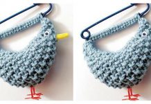 Bluebird Brooch Free Knitting Pattern