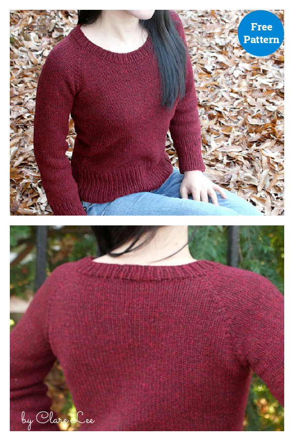 Brick Pullover Free Knitting Pattern
