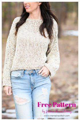 10+ Simple Pullover Sweater Knitting Patterns