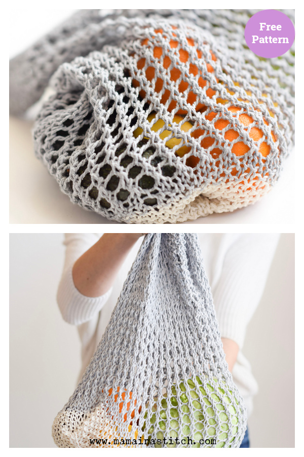 Eco String Market Bag Free Knitting Pattern