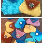 Felted Coin Purse Free Knitting Pattern