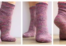 Hedgehog Socks Knitting Pattern