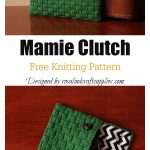 Mamie Clutch Free Knitting Pattern