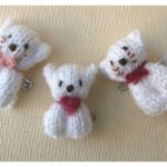 Mini Bear and Cat Free Knitting Pattern