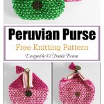 Peruvian Coin Purse Free Knitting Pattern