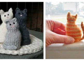 Tiny Window Cat Free Knitting Pattern