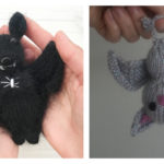 Amigurumi Bat Free Knitting Pattern and Paid