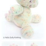 Daisy the Baby Dino Amigurumi Free Knitting Pattern