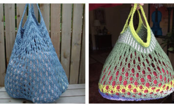 Fantasy Naturale Market Bag Free Knitting Pattern