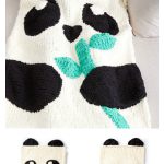 Panda Bear Snuggle Sack Free Knitting Pattern