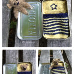 Pocket Ted Bear Free Knitting Pattern