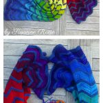 Rainbow Blanket Free Knitting Pattern