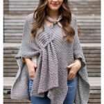 Stone Ridge Ruana Shawl Free Knitting Pattern