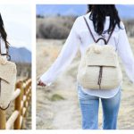 Straw-Like Easy Backpack Free Knitting Pattern