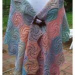 Swirl Hexagons Shawl Knitting Pattern