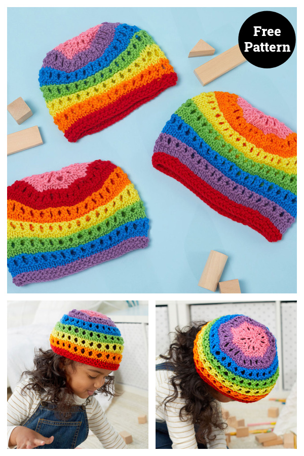 Color for Everyone Hat Free Knitting Pattern
