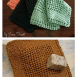 Diagonal Dishcloth Free Knitting Pattern