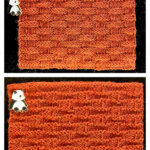 Flemish Brickwork Free Knitting Pattern