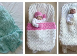 Lace Arches Baby Blanket Free Knitting Pattern