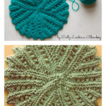 Lacy Pinwheel Coaster Free Knitting Pattern