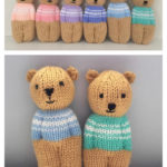 Little Teddy Bear Free Knitting Pattern