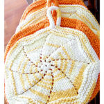 Octagonal Swirl Cloth Free Knitting Pattern