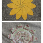 Pinwheel Petals Cloth Free Knitting Pattern