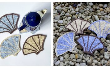 Seashell Coasters Free Knitting Pattern Seashell Coasters Free Knitting Pattern