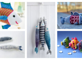 10+ Amigurumi Fish Softie Knitting Patterns