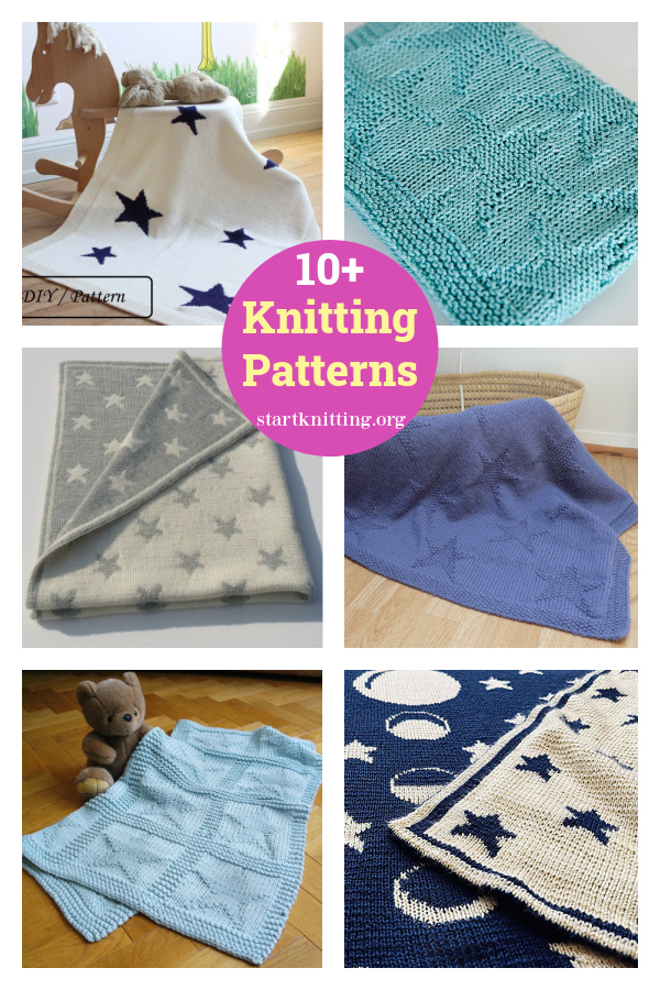 10+ Stars Baby Blanket Knitting Patterns 