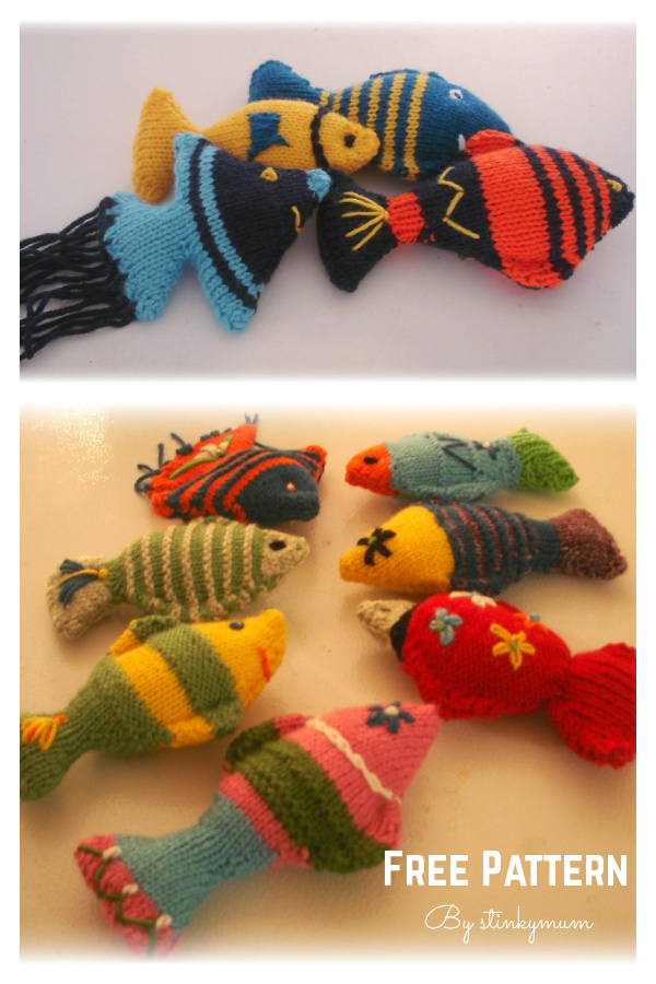 Amigurumi Little Fish Free Knitting Pattern 