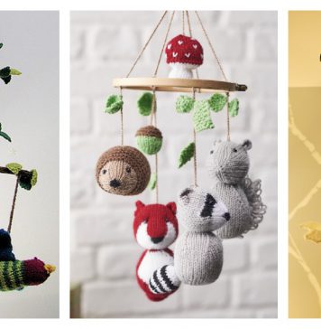 Baby Mobile Free Knitting Pattern
