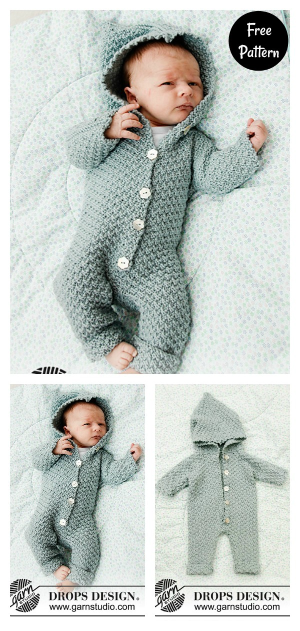 Baby Romper Free Knitting Pattern