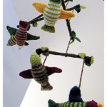 Birds Baby Mobile Free Knitting Pattern