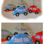 Bumper Beetle Car Babies Mobile Free Knitting Pattern