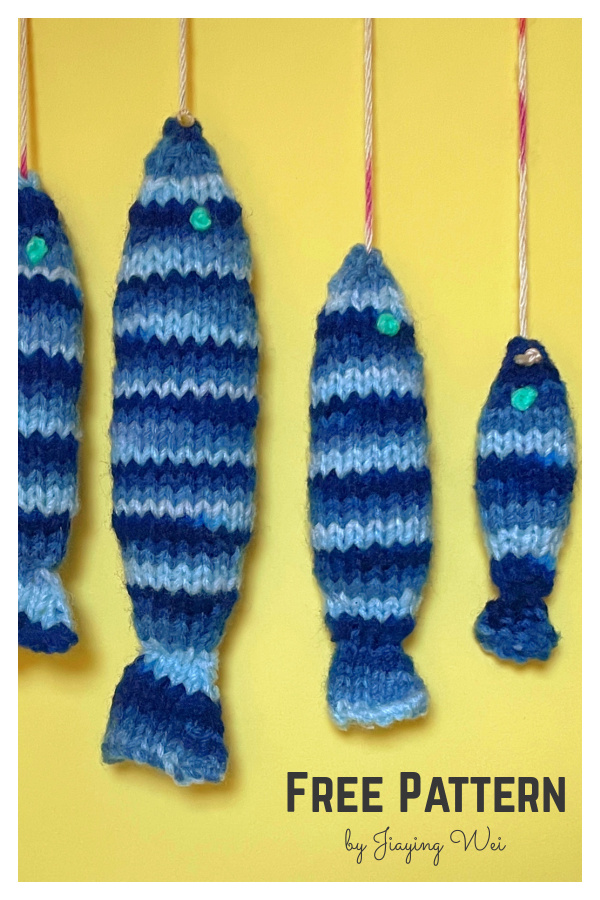 Easy Knit Fish Free Knitting Pattern