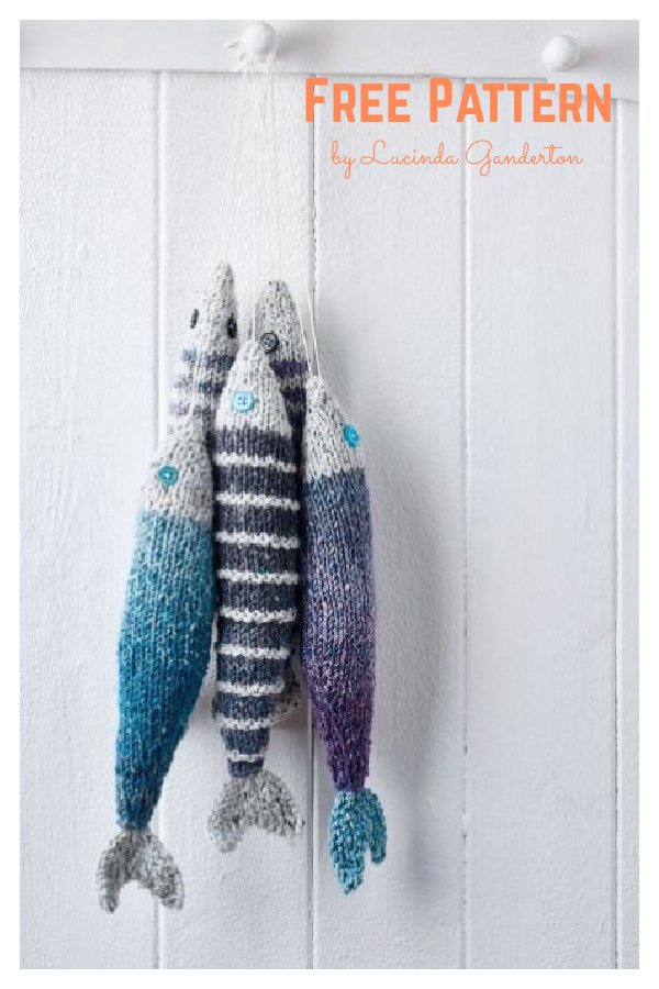 Easy Knitted Fish Free Knitting Pattern