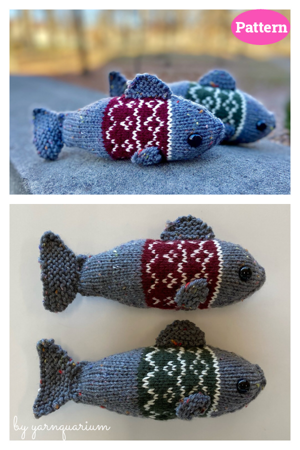 Fish in a Sweater Knitting Pattern