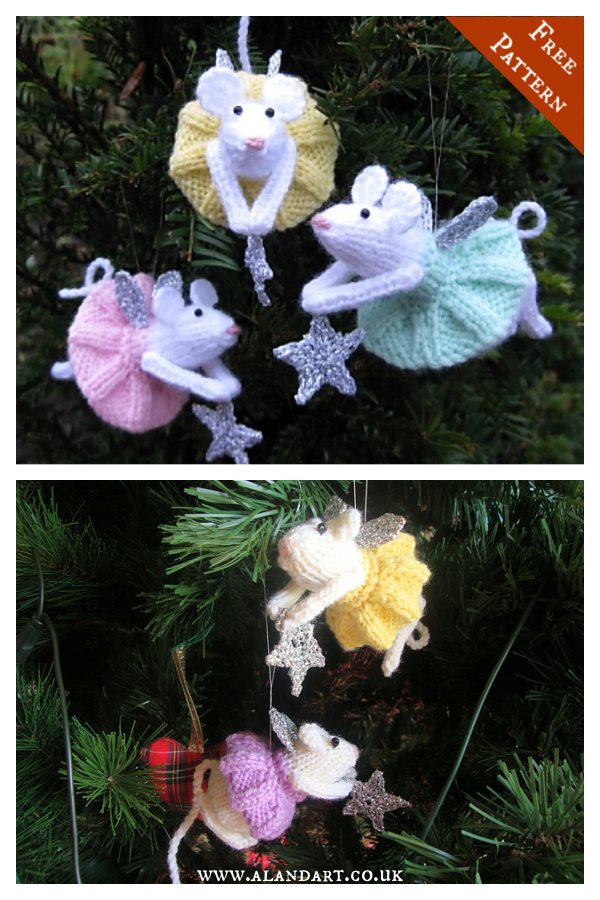 Furry Fairies Baby Mobile Free Knitting Pattern