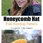 Honeycomb Beanie Hat Free Knitting Pattern
