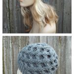 Honeycomb Cable Beanie Hat Knitting Pattern