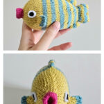 Kissing Fish Toy Knitting Pattern