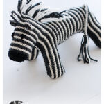 Oreo the Zebra Free Knitting Pattern